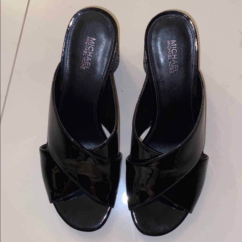 Michael by Michael Kors Black Heels